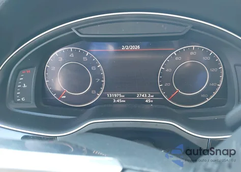 2018 Audi Q7 3.0T Premium from USA, damaged, VIN WA1VAAF77JD010655